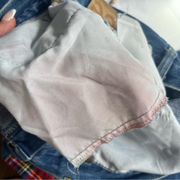 Lee Vintage Patchwork High Rise Crop Jeans - Picture 15 of 16